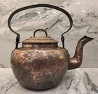 Arts & Crafts Hammered Copper Teapot Coffee Kettle Dirk Van Erp Nouveau NO RES! — photo 2