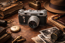 Vintage Zorki-6 35mm Rangefinder Camera USSR  Industar-50 Lens Tested Working