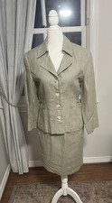 Vintage Burberry s Women s Skirt Suit 90 s Houndstooth Check Jacket and Skirt