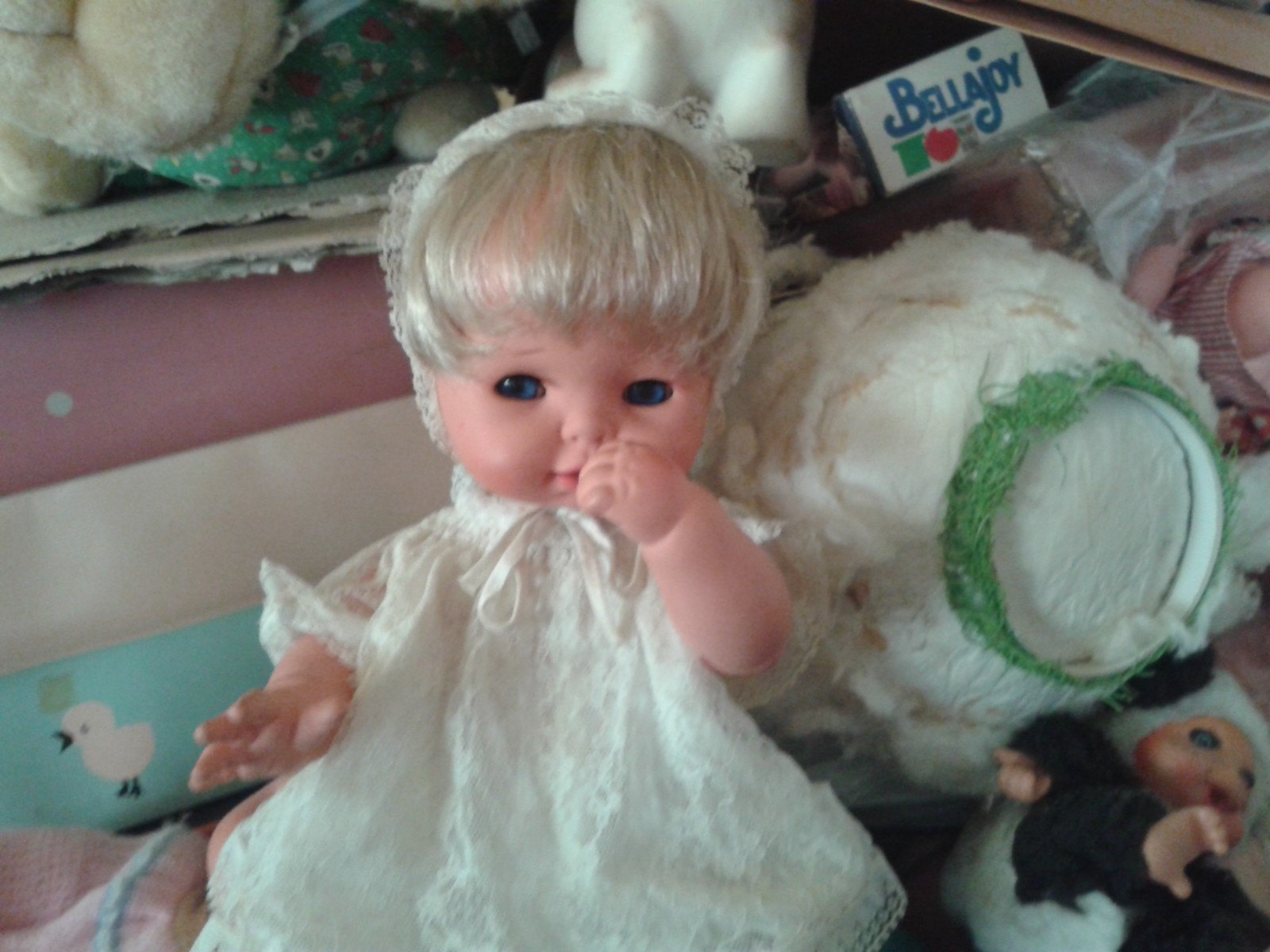 DOLCISSIMA BAMBOLA DADA FURGA.VINTAGE.ERA SEBINO BONOMI.