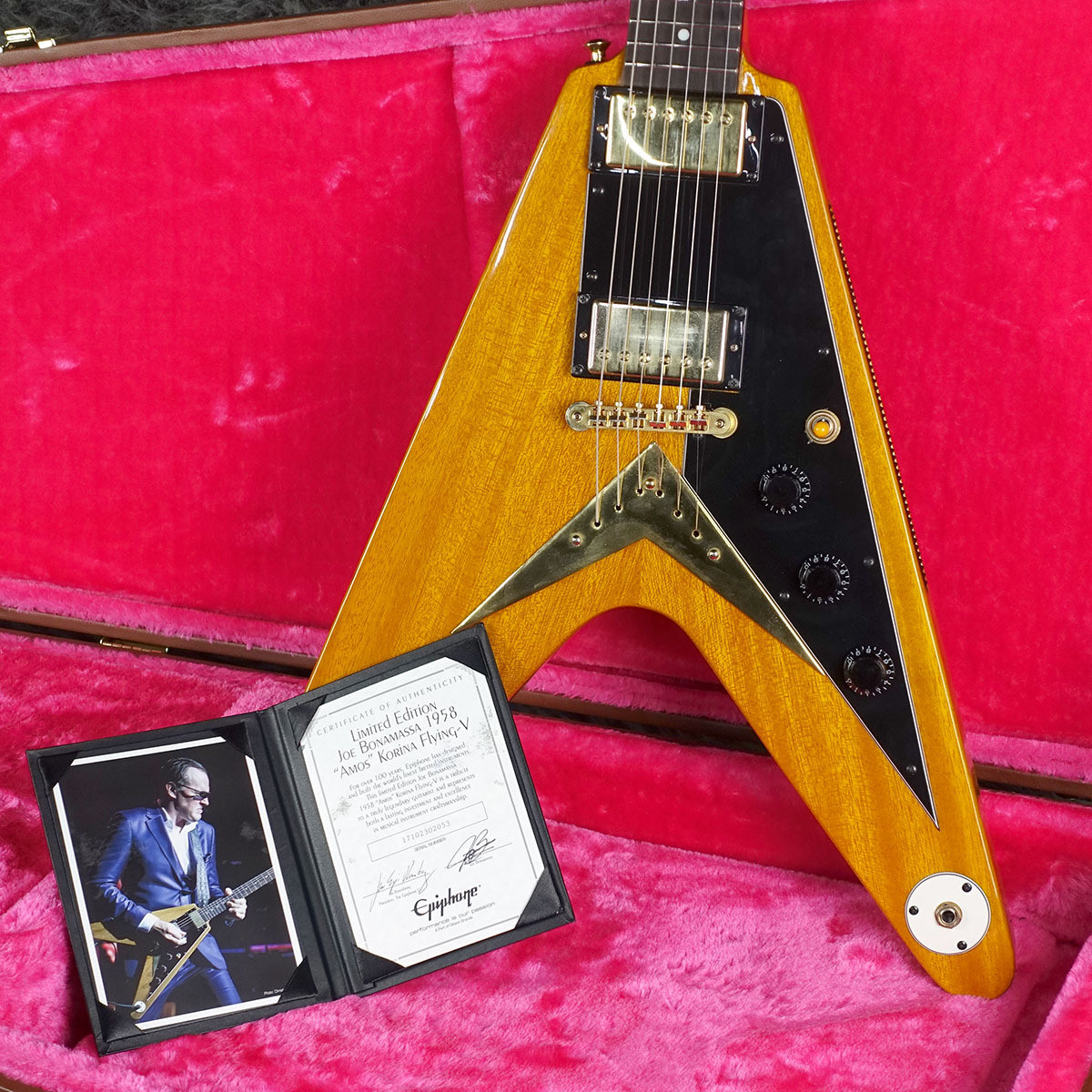 ギター Epiphone Joe Bonamassa 1958 Flying-V Epiphone Joe Bonamassa 1958 