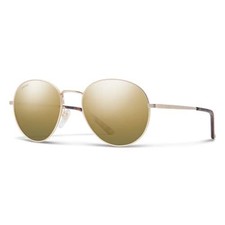 Smith Prep Sunglasses Matte Gold/Polarized Gold Mirror