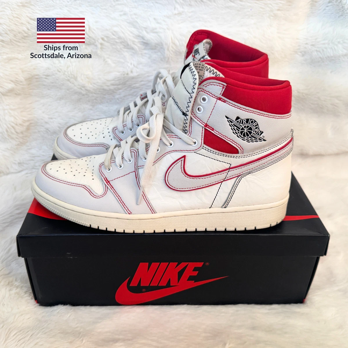 Jordan 1 Retro High OG Gym Red 2019 | eBay