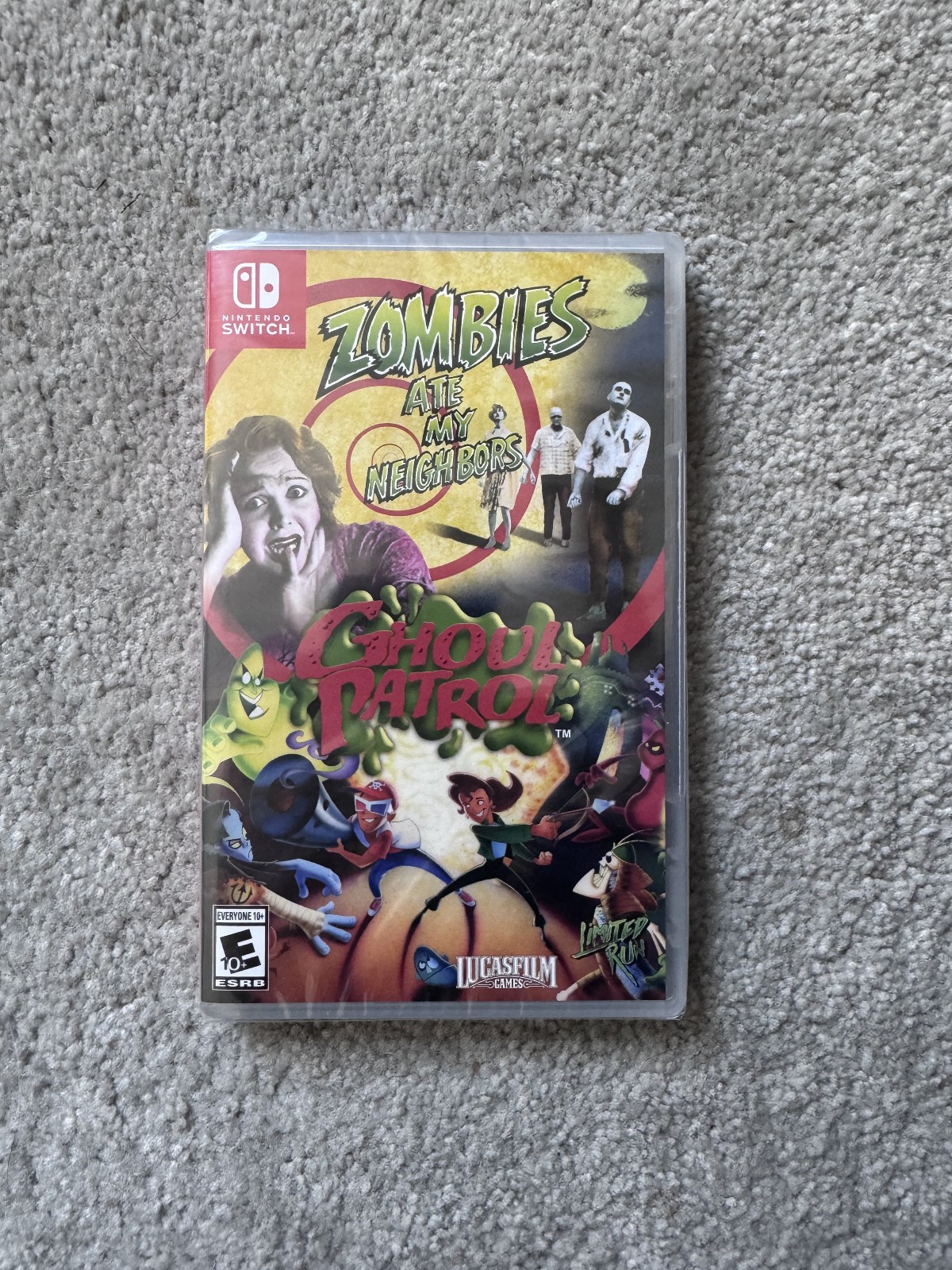 Zombies Ate My Neighbors / Ghoul Patrol Nintendo Switch Limited Run Games New