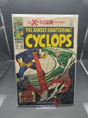 X-Men 45 1968 Marvel Comics F-VF Cyclops Quicksilver Magneto Black Panther