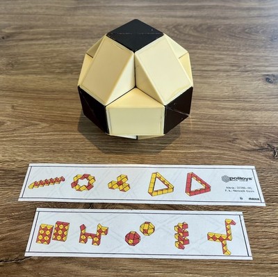 Original Original 1980 s Rubik s Snake Puzzle von Action GT - Fantastischer Zustand!