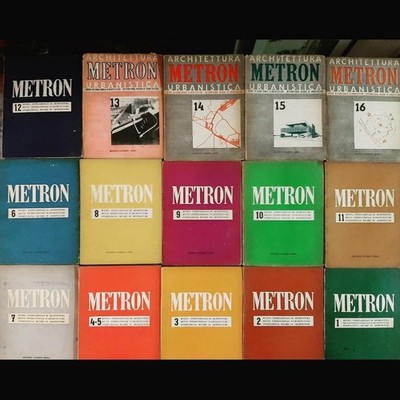 METRON International Architecture Magazine - erste 16 Ausgaben !!! Perfekt