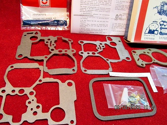 1982 BUICK CHEVY OLDS PONTIAC GM ROCHESTER VARAJET E2SE 2SE 4 CYL CARBURETOR KIT - Image 2 of 4