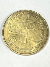 Médaille Notre-Dame de Lourdes Chemin du Jubilé 1858-2008 (10-41)