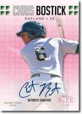 CHRIS BOSTICK 2013 Rize Rookie Autograph PINK Auto RC LE/200