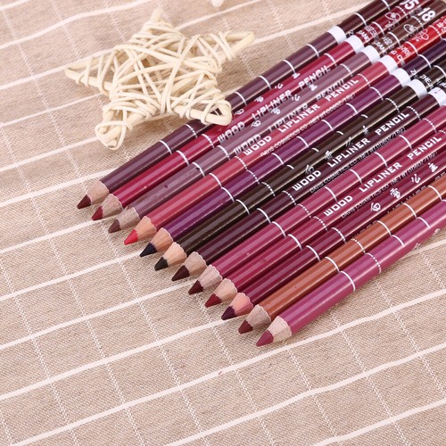 12PCS Easy Apply Smooth Random Color Waterproof Lipliner Women - Picture 10 of 12