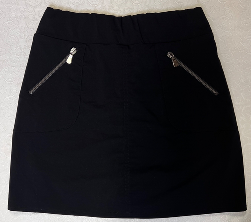 Anatomie Suzzette Womens Golf Skort/Skirt Italy Black Size XS NWT MSRP $198.00 - Picture 8 of 10