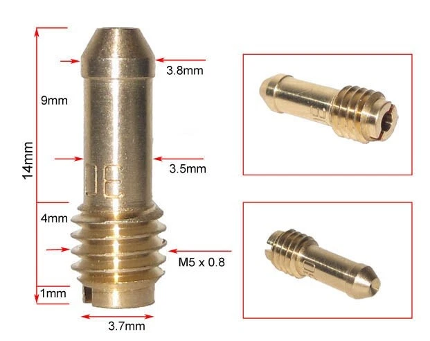 YFM 350 Jet Kit Multi Stage 1-5 YFM 350 Wolverine 1996-05 Carb 3-Pilot 5-Main  - Image 3 of 4