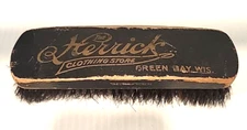 Vintage The Herrick Clothing Store, Shoe Shine Brush Green Bay Wis.  /  Nice
