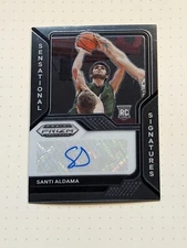 2021 Panini Prizm Draft Picks Santi Adama Sensational Signatures Auto #SS-SAA...