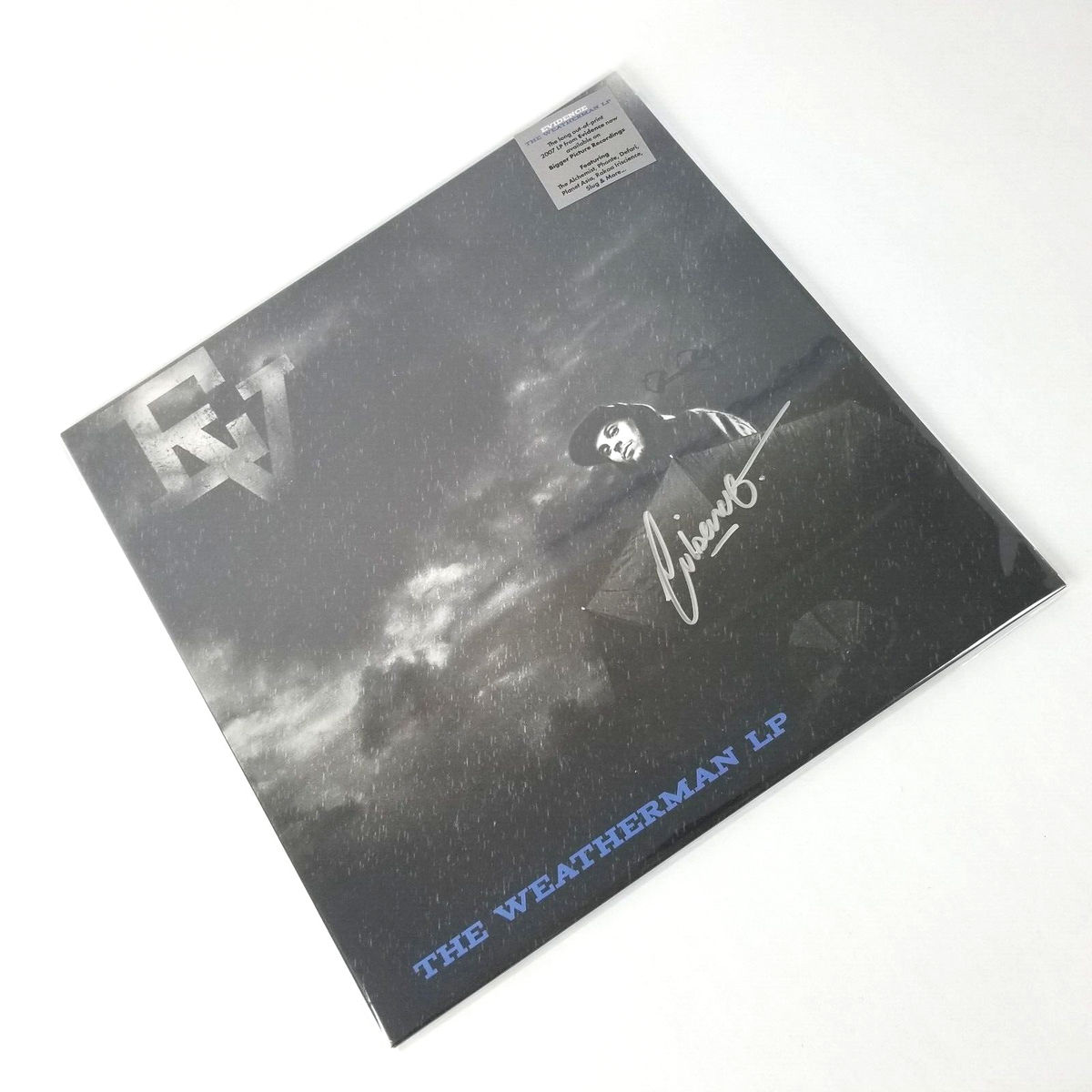 Evidence Vinyl The Weatherman LP White Signed By Evidence 2xLP