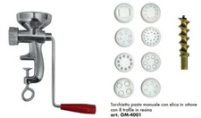 TORCHIETTO PER PASTA MANUALE NEW O.M.R.A. 8 TRAFILE