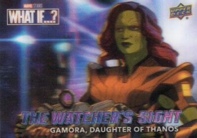 Marvel What If Watchers Sight Chase Karte WS6 Gamora, Tochter von Thanos