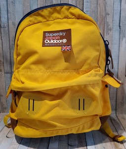 superdry yellow backpack
