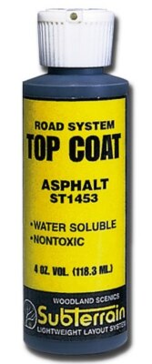 Asphalt Top Coat 4 Fluid Oz. Woodland Scenics WOO-ST1453
