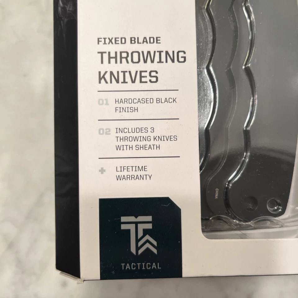 Juego de cuchillos tácticos equilibrados clásicos SOG Fling con funda 3pk NUEVO EN CAJA Foto 2 de 4