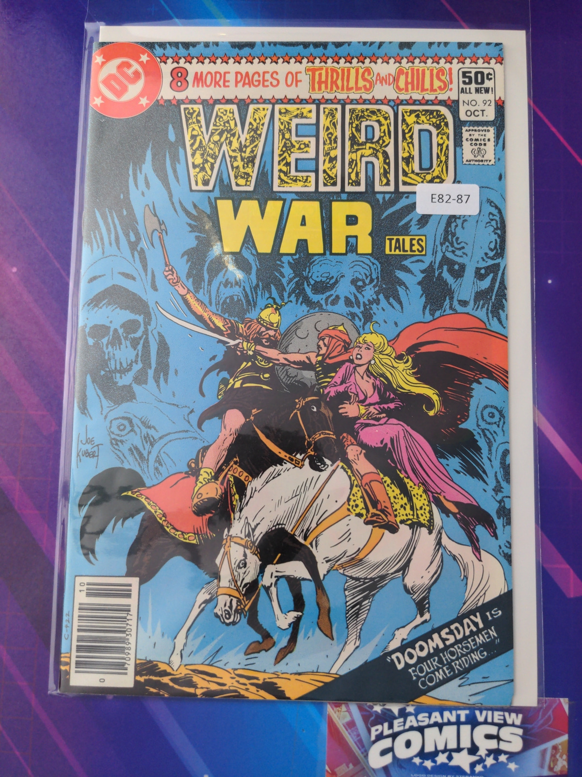 WEIRD WAR TALES #92 VOL. 1 HIGH GRADE NEWSSTAND DC COMIC BOOK E82-87