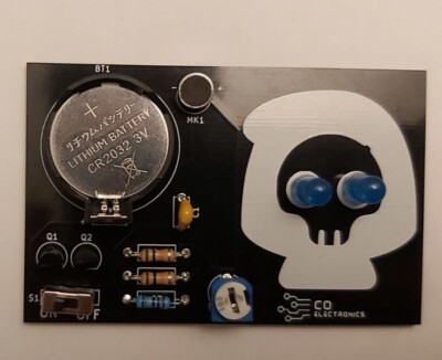 GRIM SENSENSEN PCB KIT LÖTPRAXIS LED BLINKENDE MUSIK GESTEUERT UK VERKÄUFER