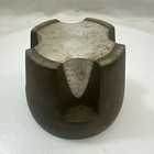 Industrial Paperweight Paper Weight Steampunk 2-1/2 Machined Unknown Item Object
