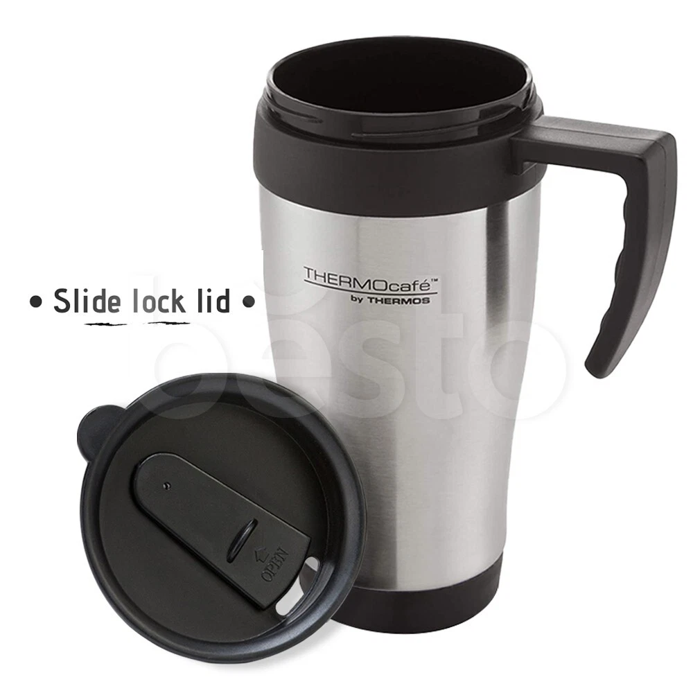 ThermoCafe Travel Mug, Stainless Steel, 400ml