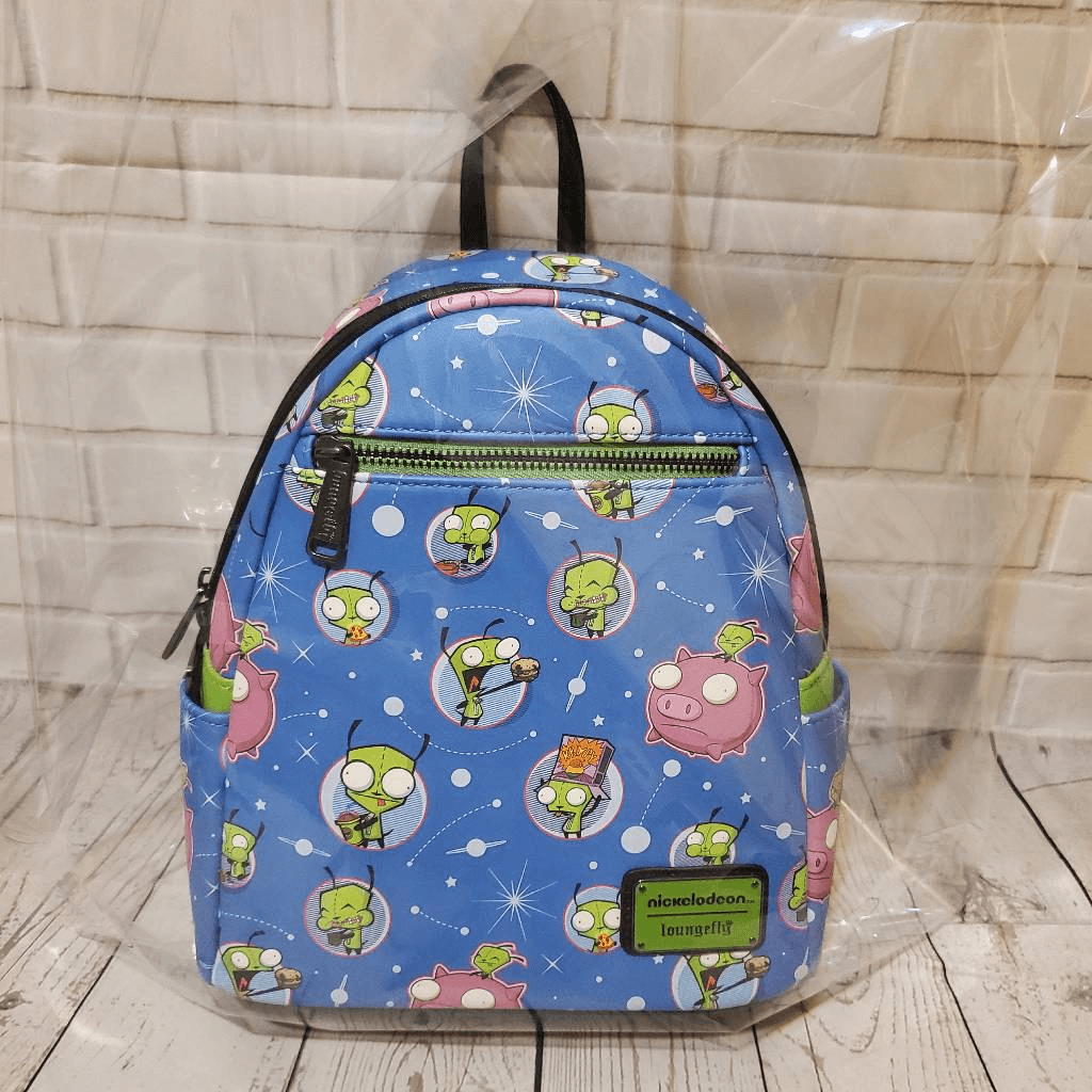 Loungefly Nickelodeon Invader Zim Snacks AOP Mini Backpack Loungefly Invader Zim Secret Lair Mini Backpack | BoxLunch main image 2