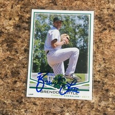 Brendon Little Signed 2017 Eugene Emeralds Team Set Rc Auto Chicago Cubs