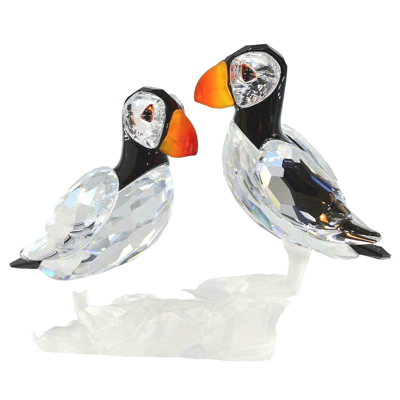 スワロフスキー　ニシツノメドリ　パフィン　swarovski 鳥　ガラス Swarovski Puffins | eBay UK