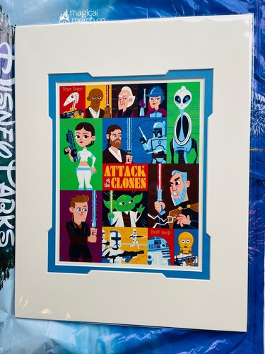 2021 Disney Star Wars Dave Perillo The Shroud Of The Dark Side Print 14x18”