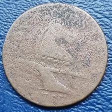 1787 New Jersey Colonial Copper Token RARE Circulated #71131