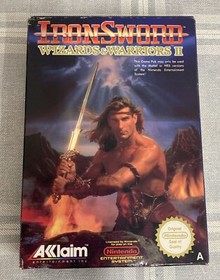 Nintendo Nes Iron Sword Wizards & Warriors 2
