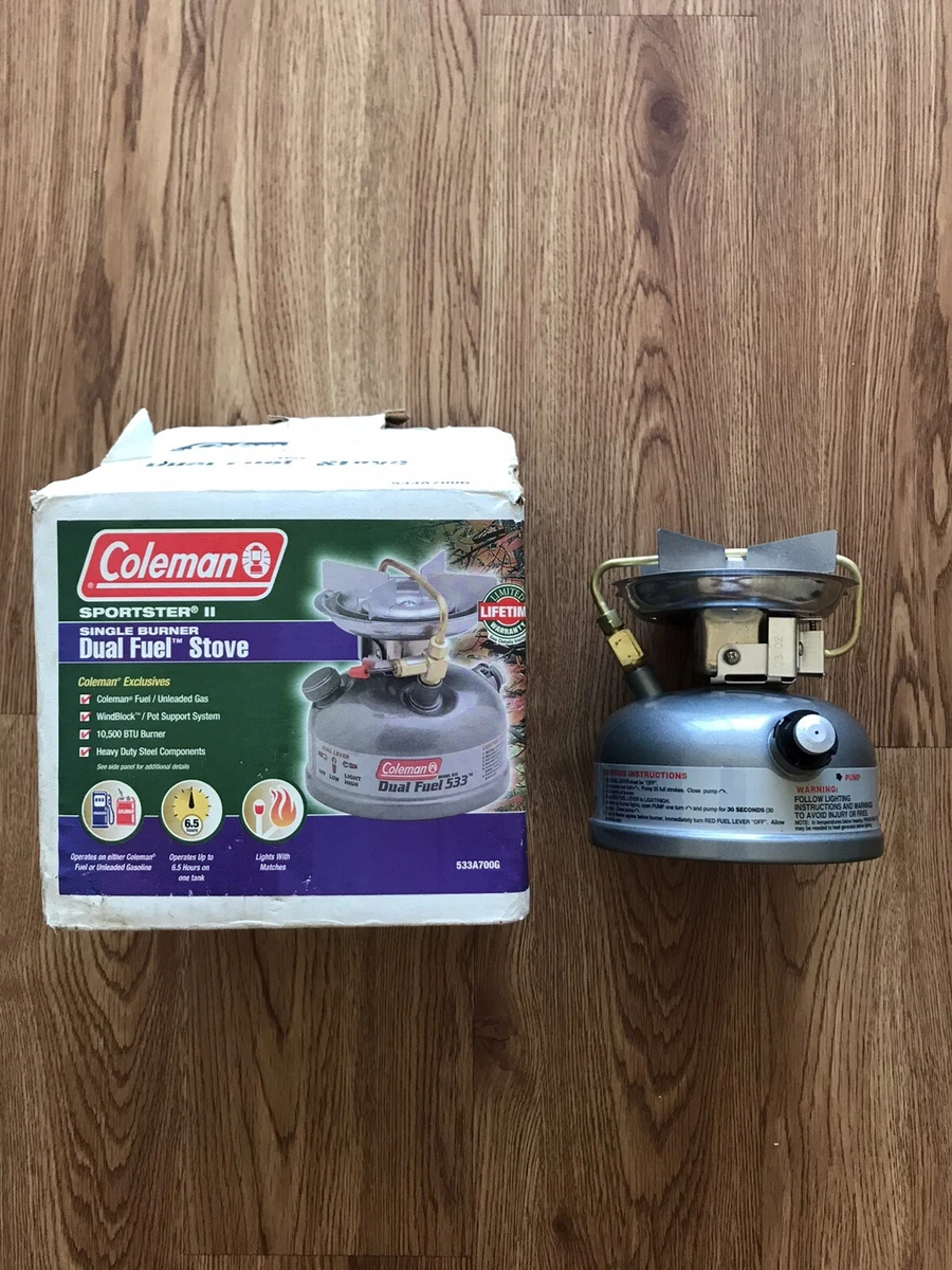 Coleman Burner Dual Fuel Sportster Stove Grey 3000003654 sato.kilo.jp