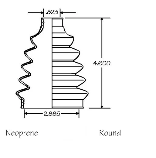 Kit de reparación de arranque CV delantero exterior para Kia Spectra 2002-2006 (ver gráfico) Foto 4 de 4