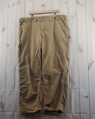 Carhartt Pants Mens 44x30 Chino Cargo Pockets Tan Straight Actual