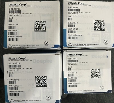 Altech/ Doepke Earth Leakage Circuit Breaker- Multiple Models