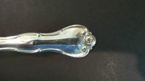 VINTAGE GORHAM "RONDO" STERLING SILVER CREAM SOUP SPOON, 37 grams - Picture 3 of 5