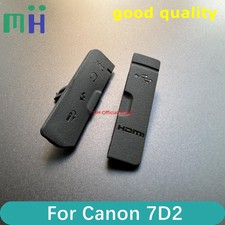 NEW For Canon 7D2 7D II USB Rubber HDMI MIC Cap Interface Lid Door 7DM2 7D 2 II