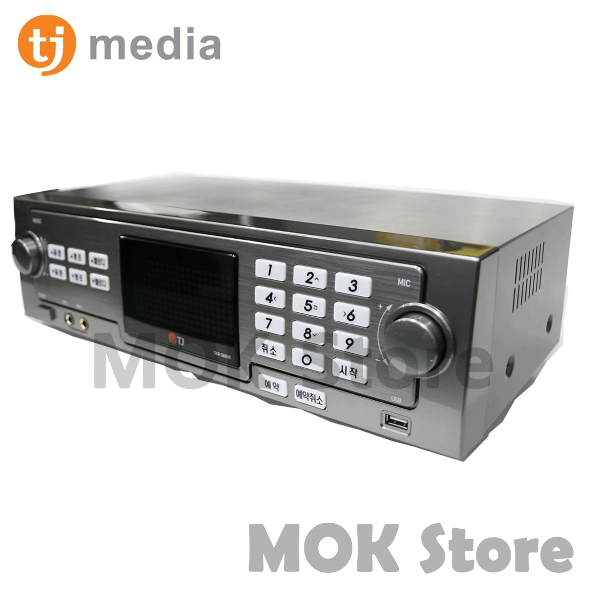 ラジオ・コンポ TKR TJ Taijin Media TKR-365HK Home Karaoke Machine System + Keyboard
