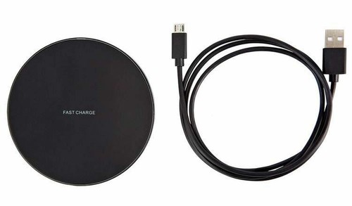 ARGOS Qi 10W Universal Fast Wireless Charger for iPhone Samsung Pixel UK Stock - Picture 3 of 3