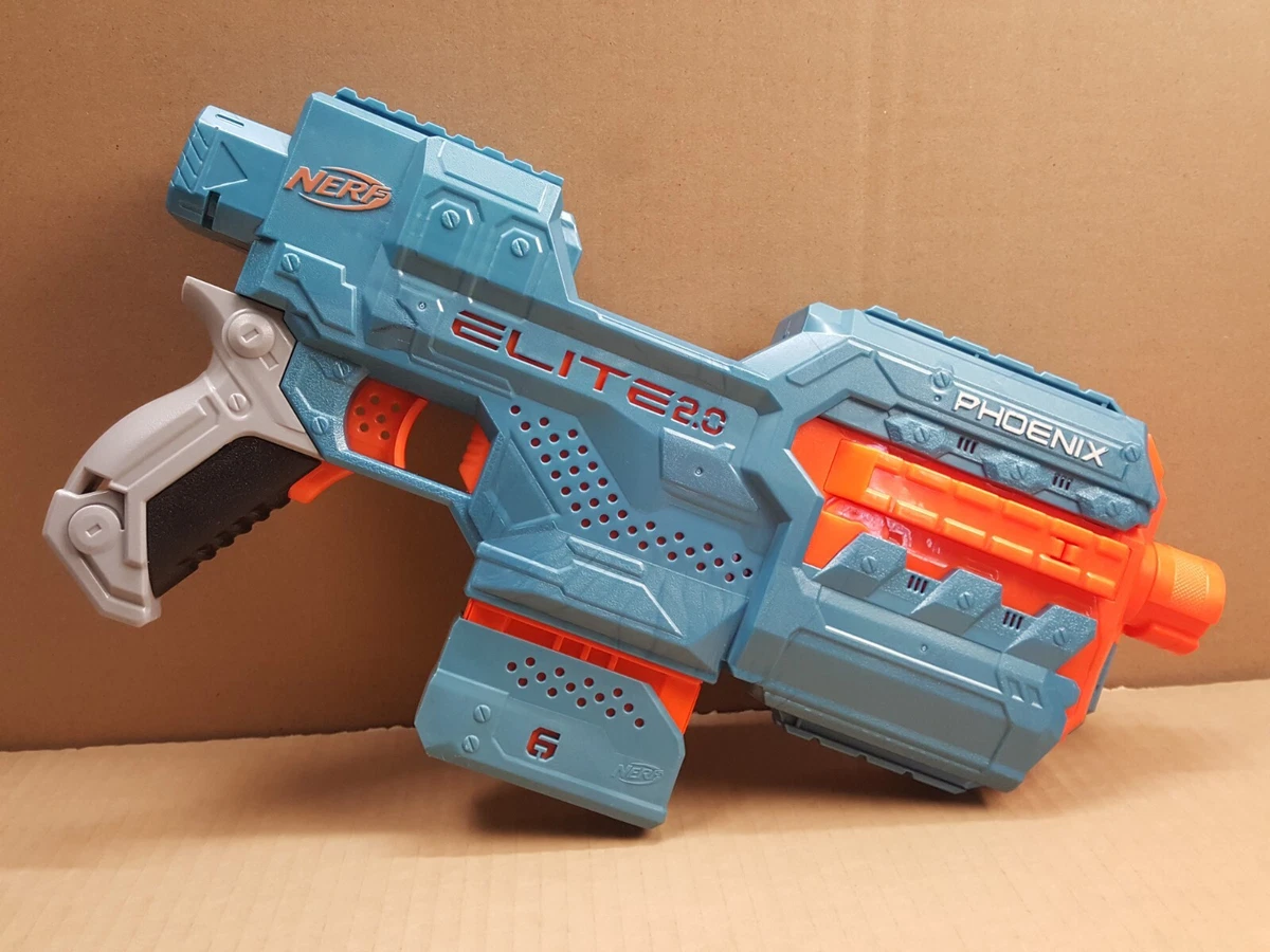  NERF Elite 2.0 Phoenix CS-6 Motorized Blaster, 12