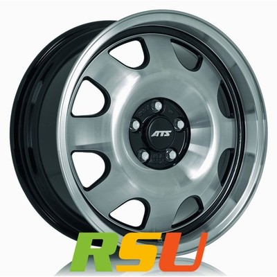 ATS Cup diamant-schwarz frontpoliert 7x15'' ET28 LK4 100 ML 63.4 Alufelgen 15 ...