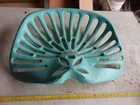 Vintage Cast Iron Tractor Seat Unbranded D328 Painted Lot 26-16-25-F