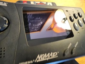 Sega Genesis Nomad Console With Battery Pack & NBA Jam, Tested Working Great!