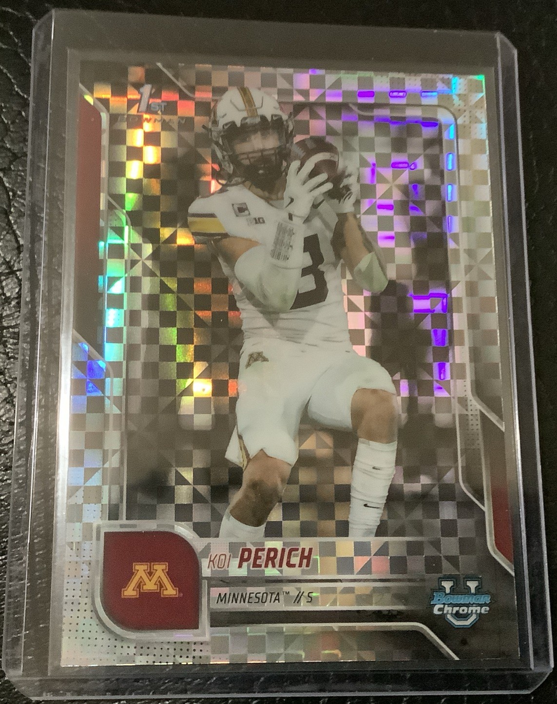 2025 Bowman Chrome U Koi Perich 1st Rookie Prospect X-Fractor SP RC #116 🍀