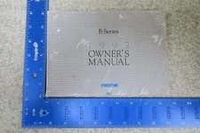 Mazda B2200 B2600 B Series Truck Owners Manual 1992 Book 92 Free Shipping OM896