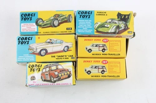 Vintage Dinky & Corgi Diecast Models Boxed Inc 155 Lotus 339 Mini Cooper S